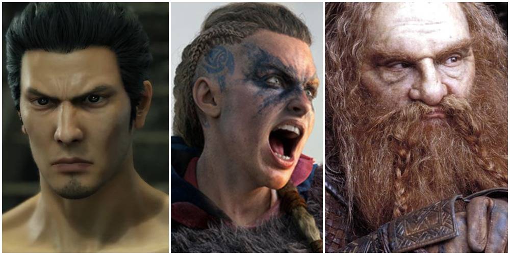 Kiryu, a Barbarian fighter, and Gimli