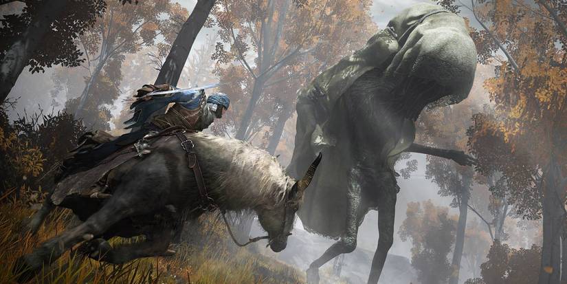 Elden Ring - Horseback riding combat