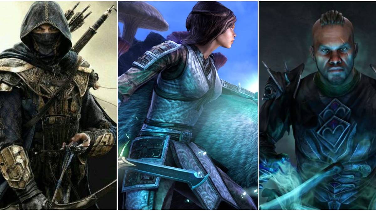 Different character builds in ESO