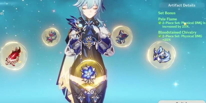 Eula using 2-Pale Flame artifacts