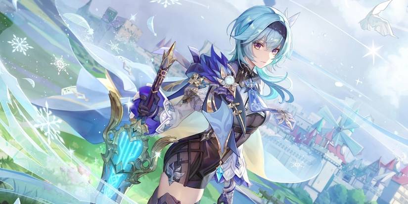 Genshin Impact Eula with Song of the Broken Pines