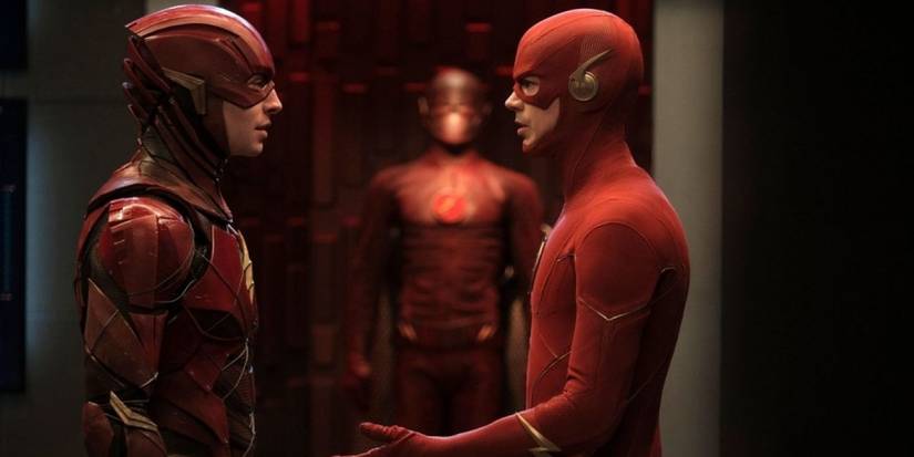 Ezra Miller Grant Gustin Flash