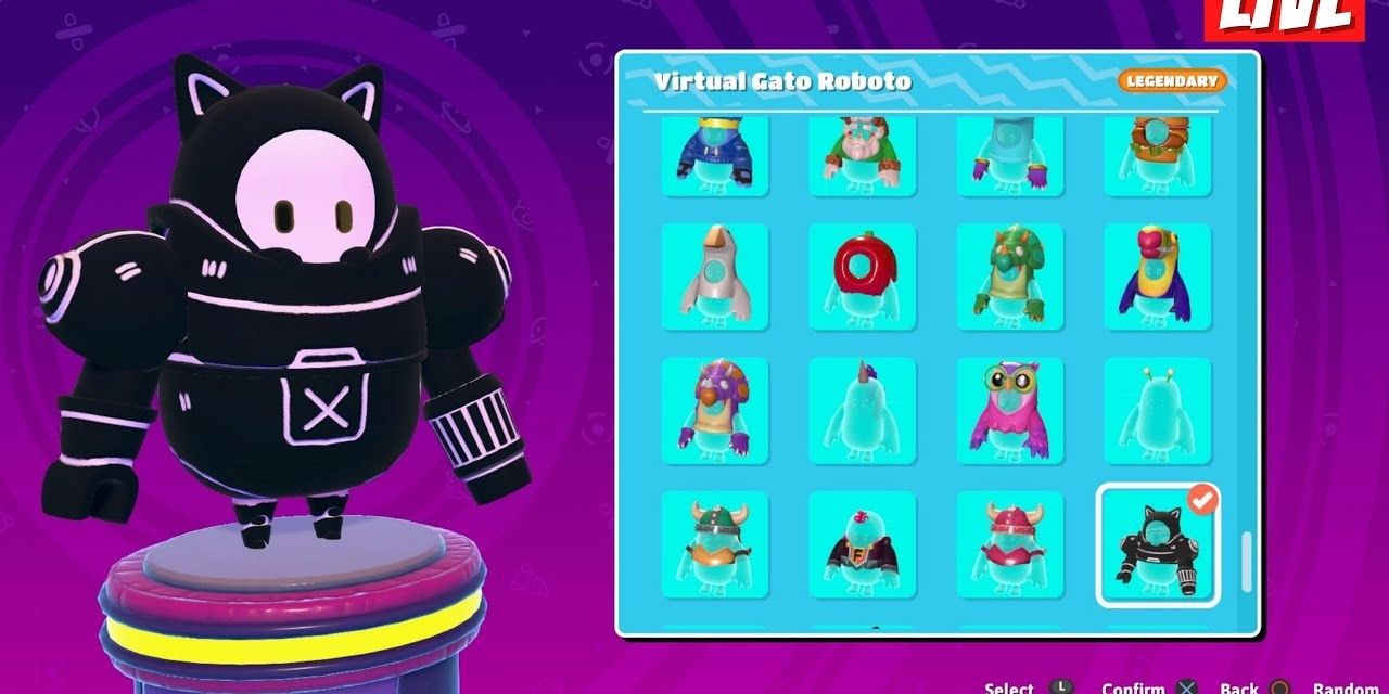 Virtual Gato Roboto costume in Fall Guys