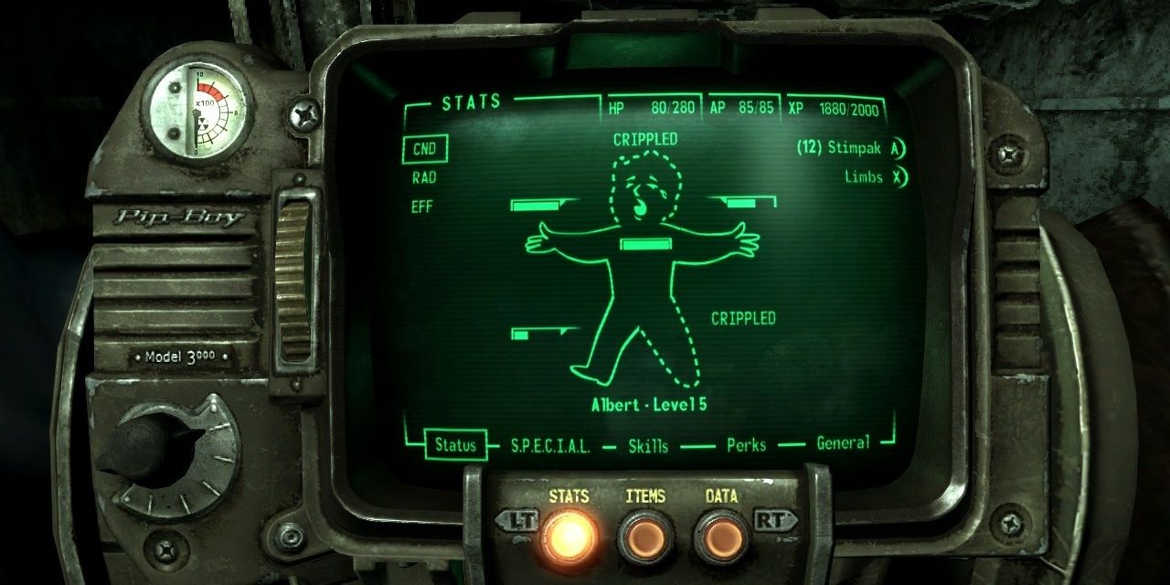 Health Menu From Fallout 3
