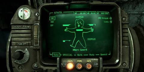 Health Menu From Fallout 3