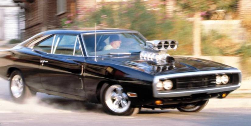 Dom driving 1970 Dodge Charger RT