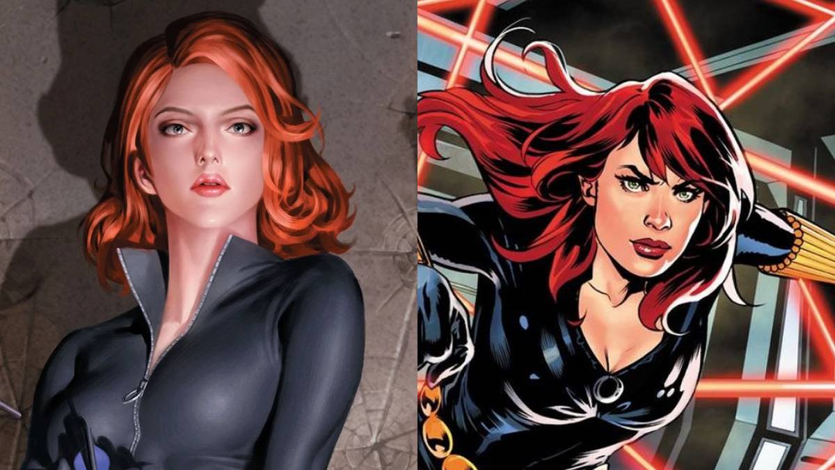 Black Widow in different iterations