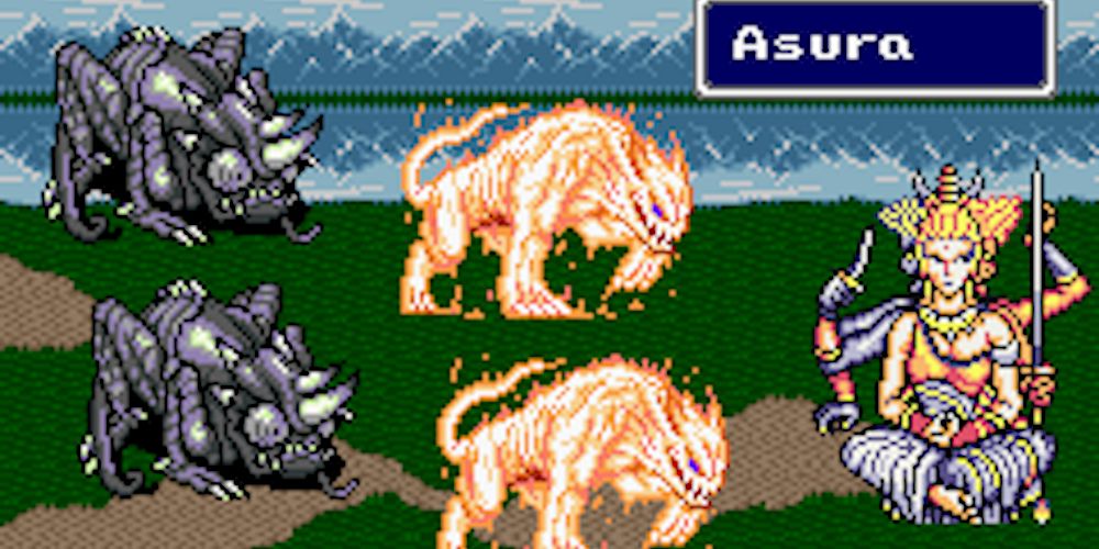 Final Fantasy 4 asura summon copy