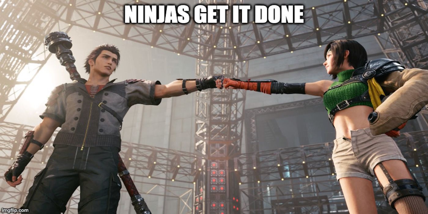A meme about Final Fantasy VII Remake