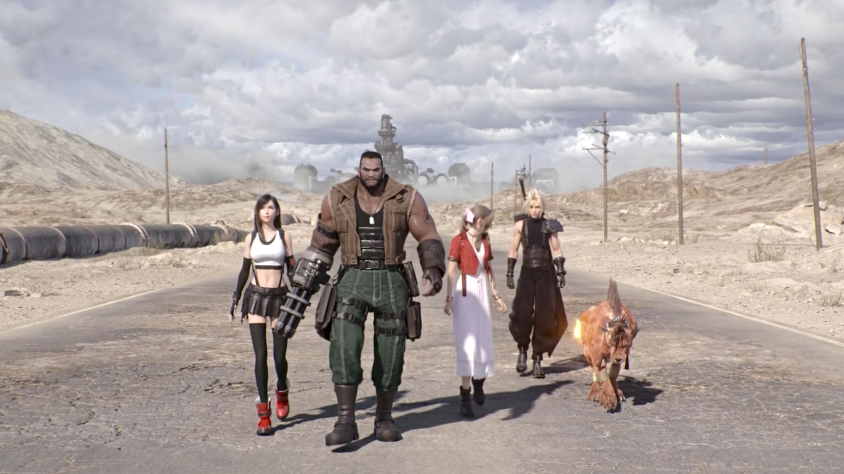 Final Fantasy 7 remake intergrade party