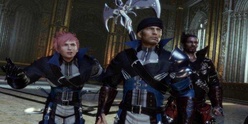 Jack’s party in Final Fantasy Origin