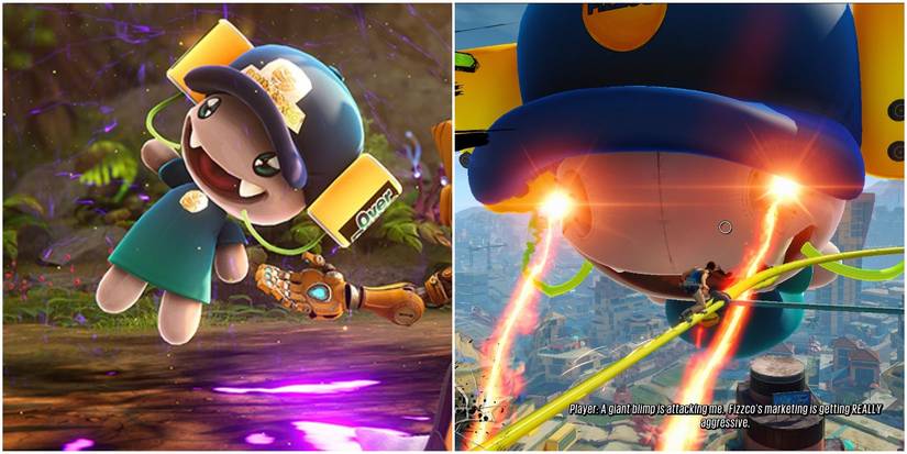 Fizzie from Sunset Overdrive in Ratchet & Clank: Rift Apart