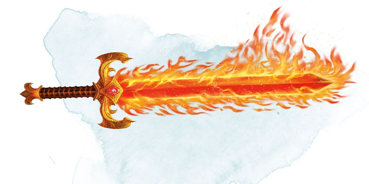 Flame Tongue - Best Barbarian Weapons