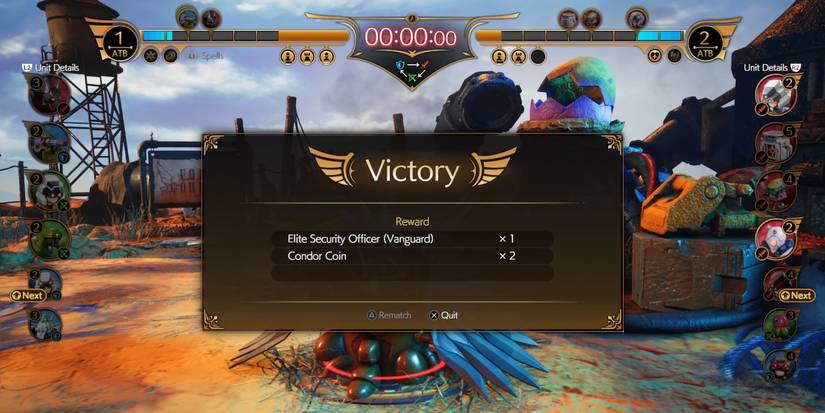 Fort condor victory screen