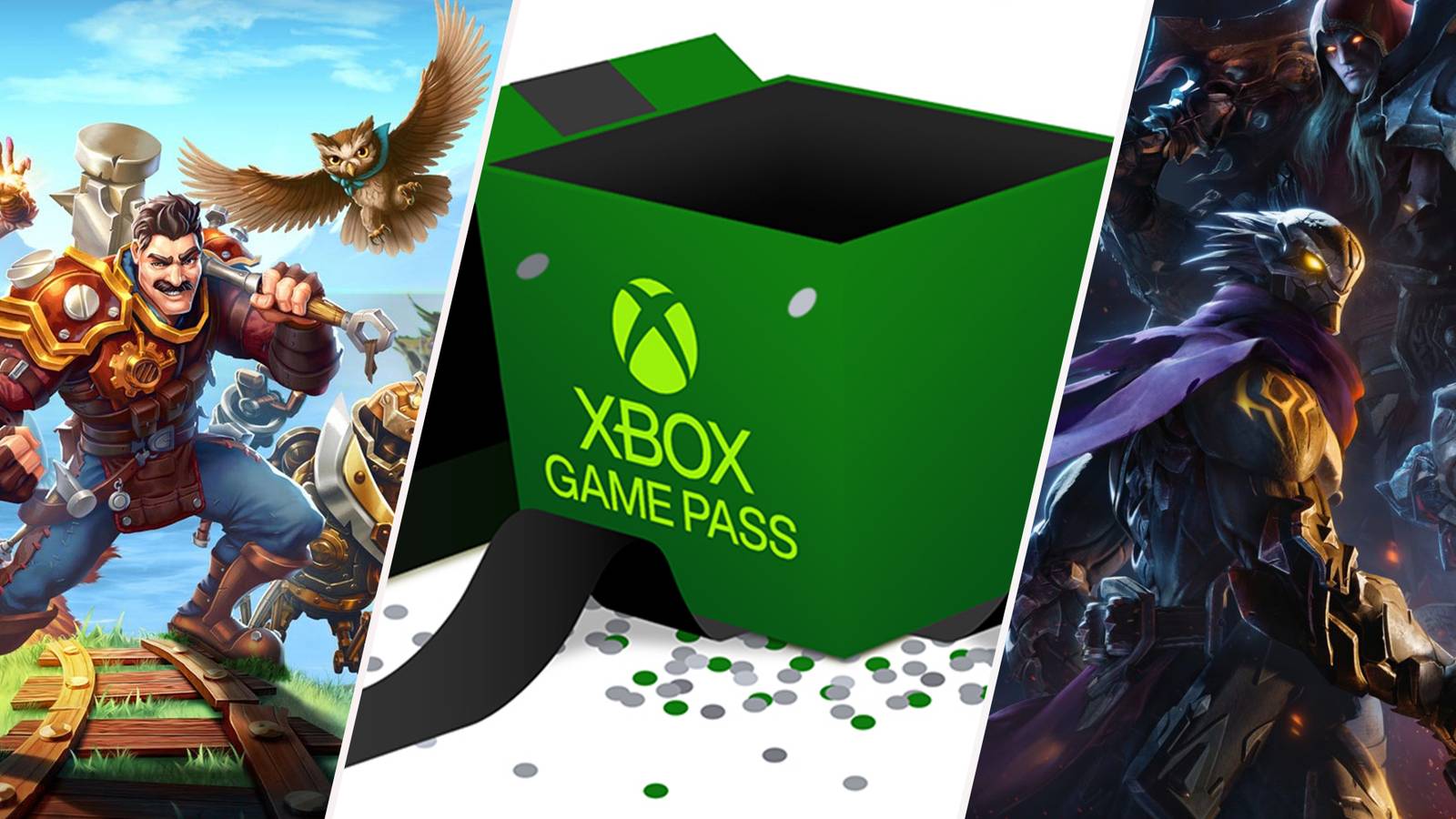 Split image Game Pass Games like Diablo