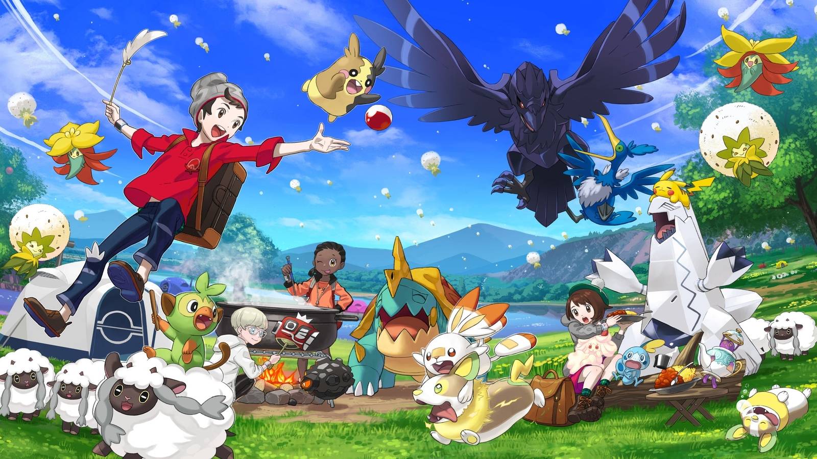 Artwork of Gen 8 Pokemon