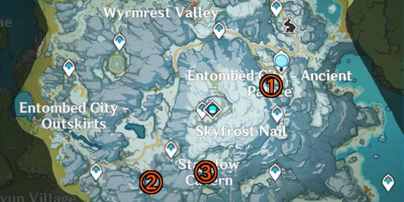 Genshin Impact Land Entombed Journals Dragonspine