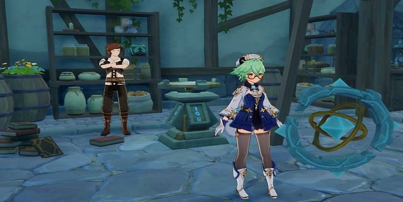 Genshin Impact Sucrose with Parametric Transformer in Mondstadt