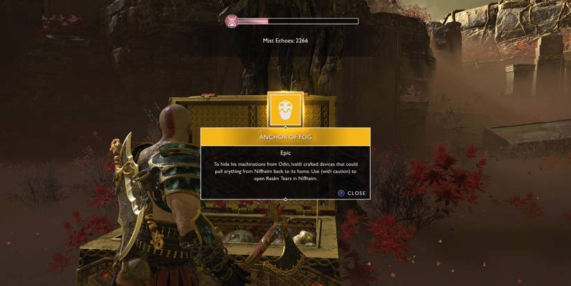 Finding an Anchor of Fog in God of War