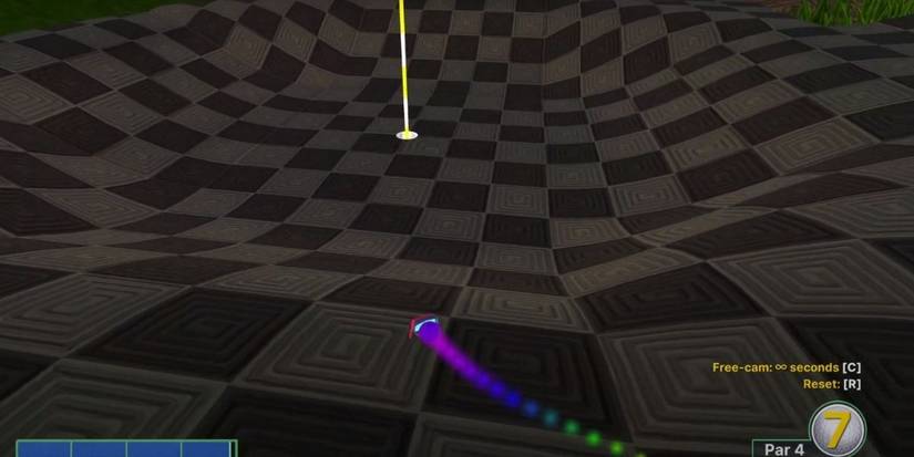 Golf with your friends Ancient Trickshot Guide Hole 8