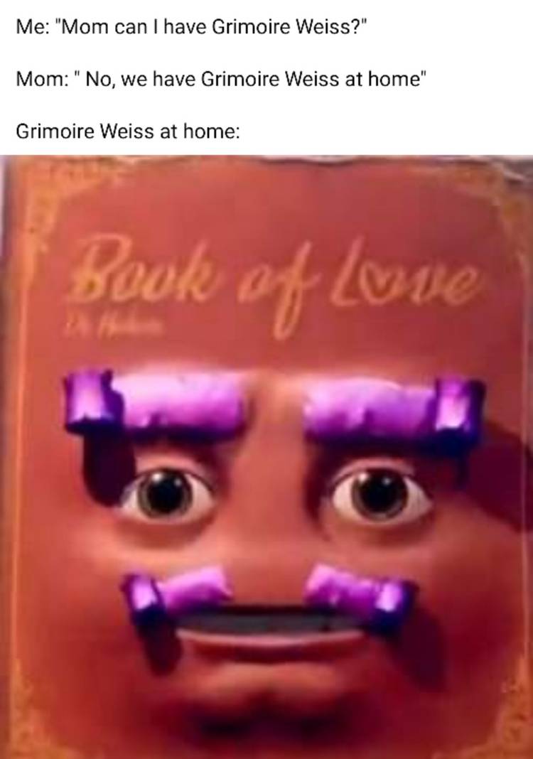 Grimoire Weiss At Home Meme