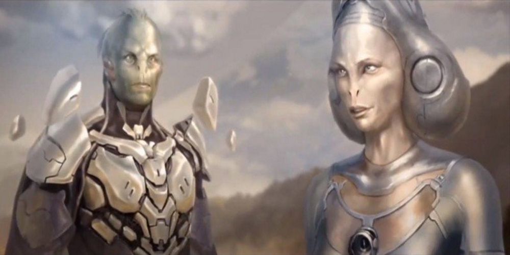 The Librarian and Didact on a halo ring