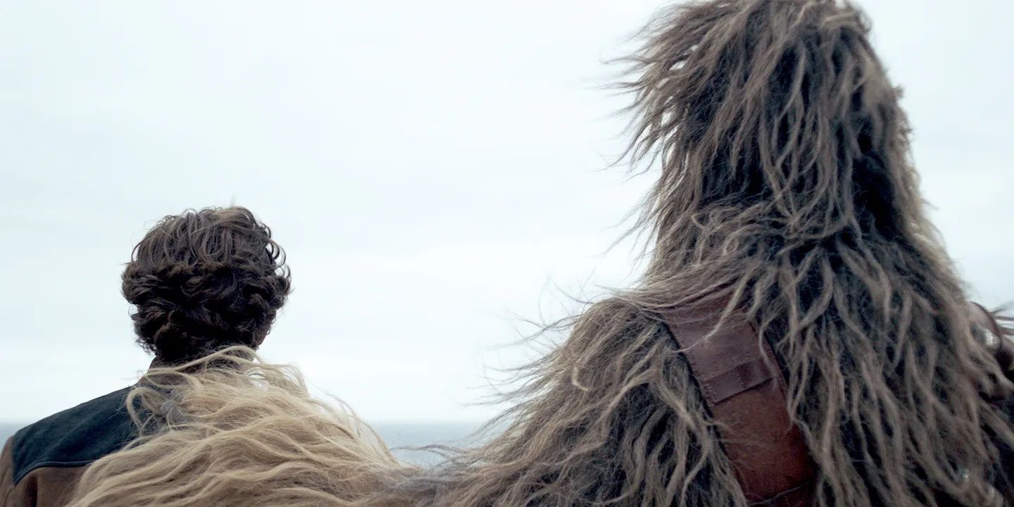 Han and Chewie in Solo A Star Wars Story