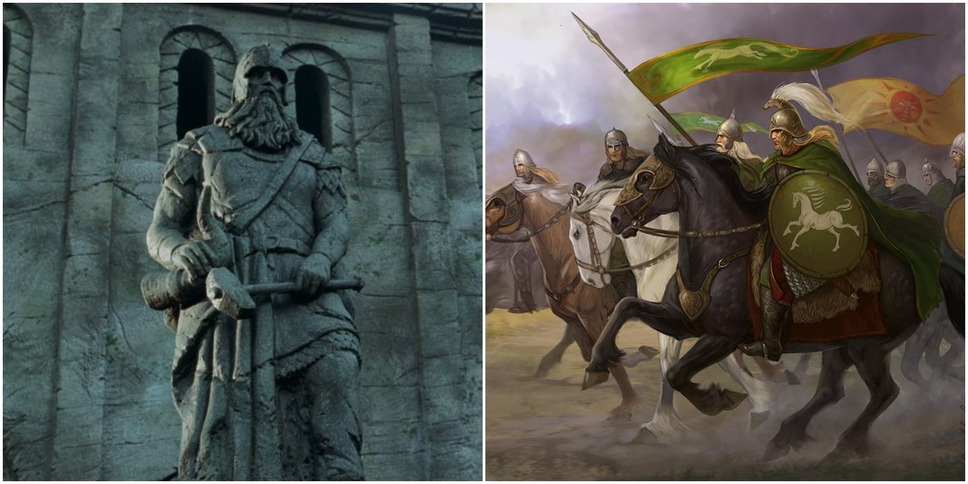 Helm Hammerhand and the Rohirrim in The Lord of the Rings