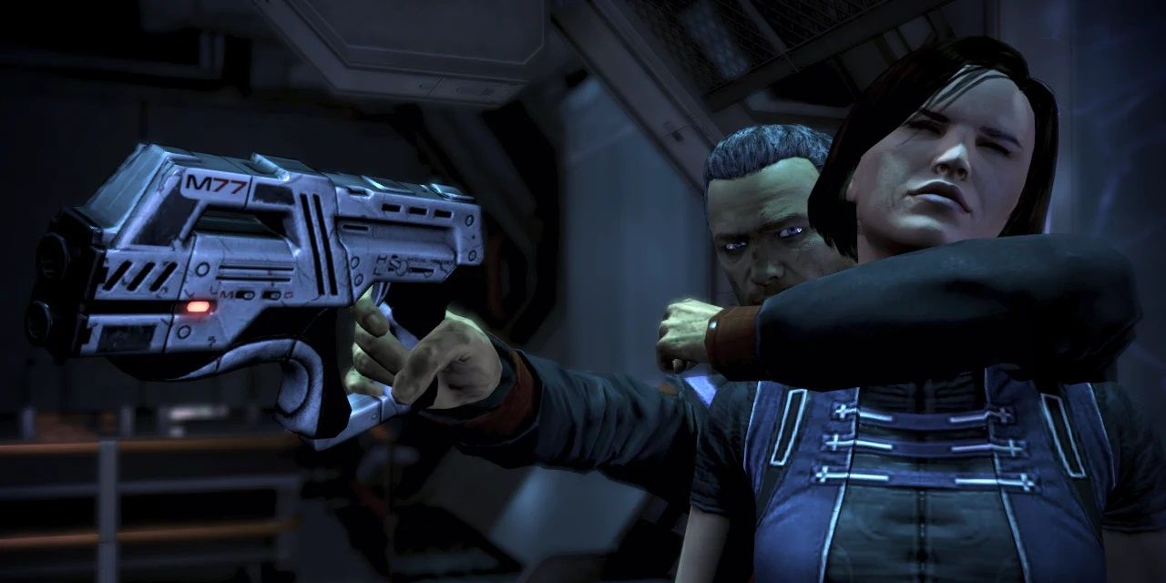 Henry Lawson With A Hostage From Mass Effect 3