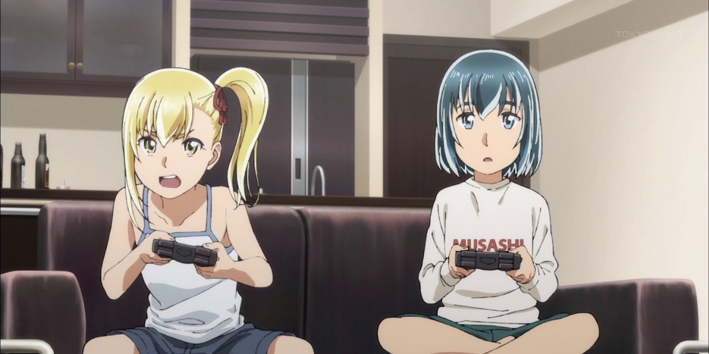 Hina and Anzu Playing games In Hinamatsuri