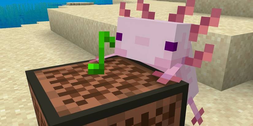 Breeding Axolotl in Minecraft
