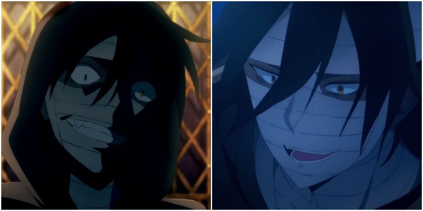 Isaac Foster from Angels of Death Anime crazy face and neutral face