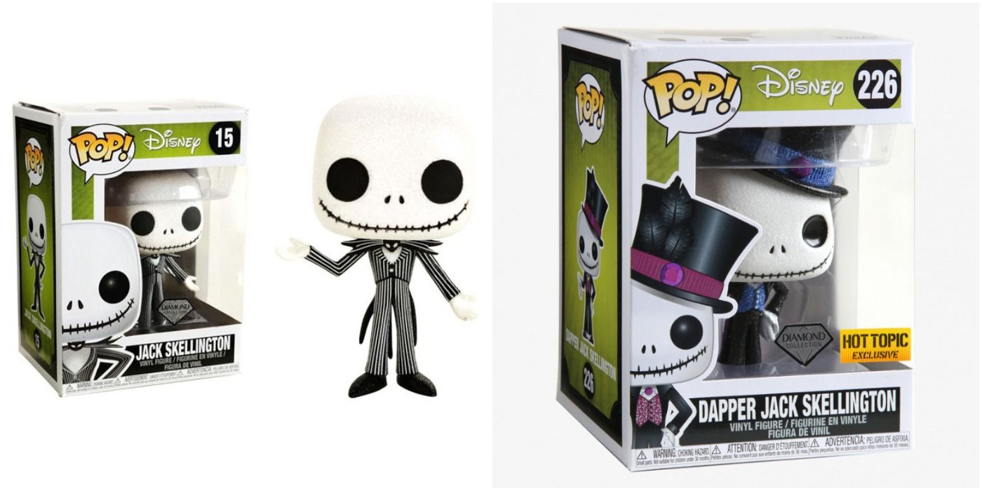 Two Diamond Jack Skellington Funkos