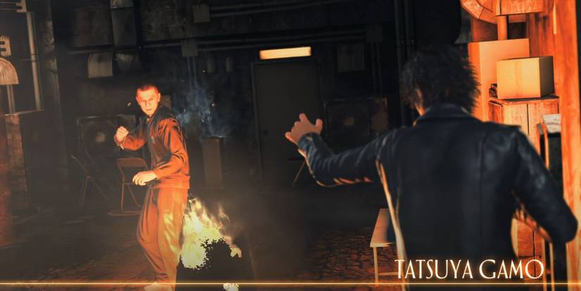 Judgment Tatsuya Gamo Fight Splash Screen