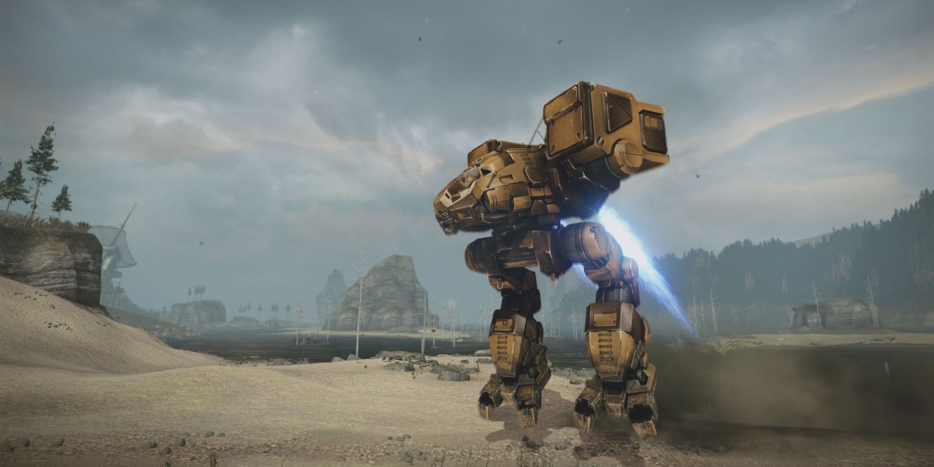 Jump jets can carry mechs much further in MechWarrior 5