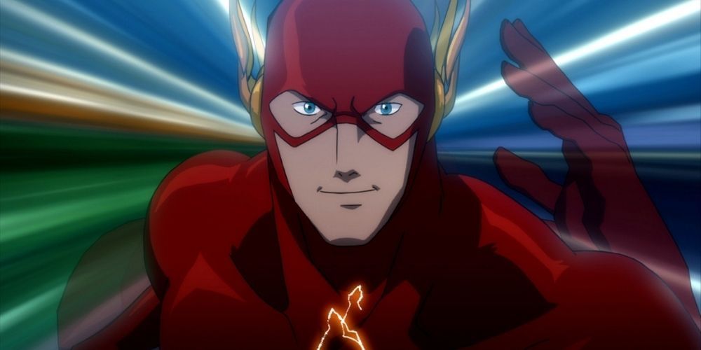The Flash Running At Super Speed In Justice: League: The Flashpoint Paradox