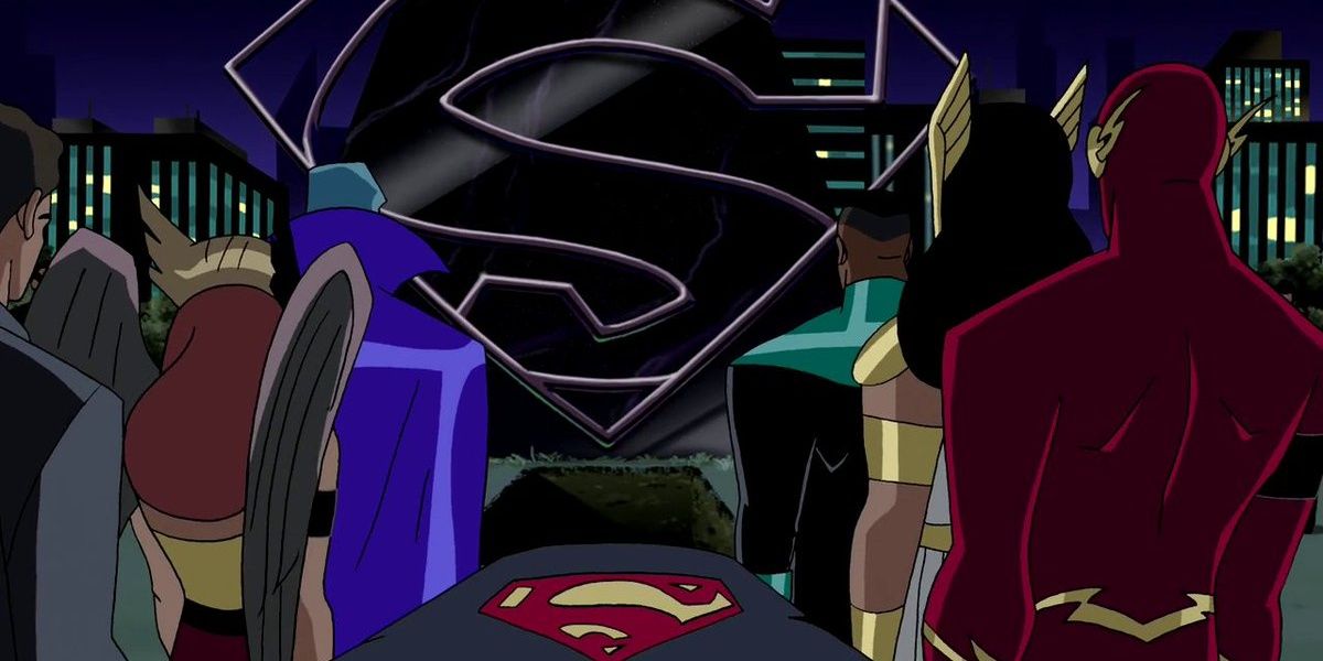 The Justice League lay Superman to rest