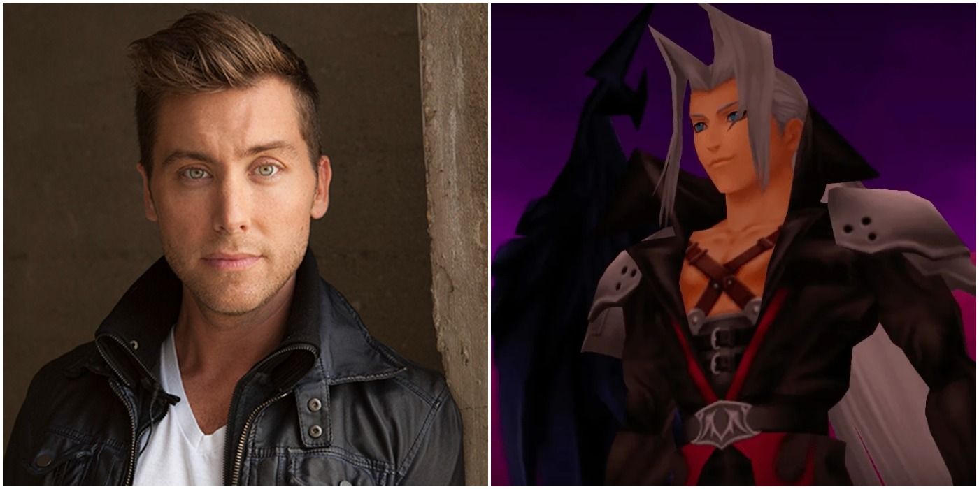 Lance Bass is the first voice for Sephiroth in Kingdom Hearts
