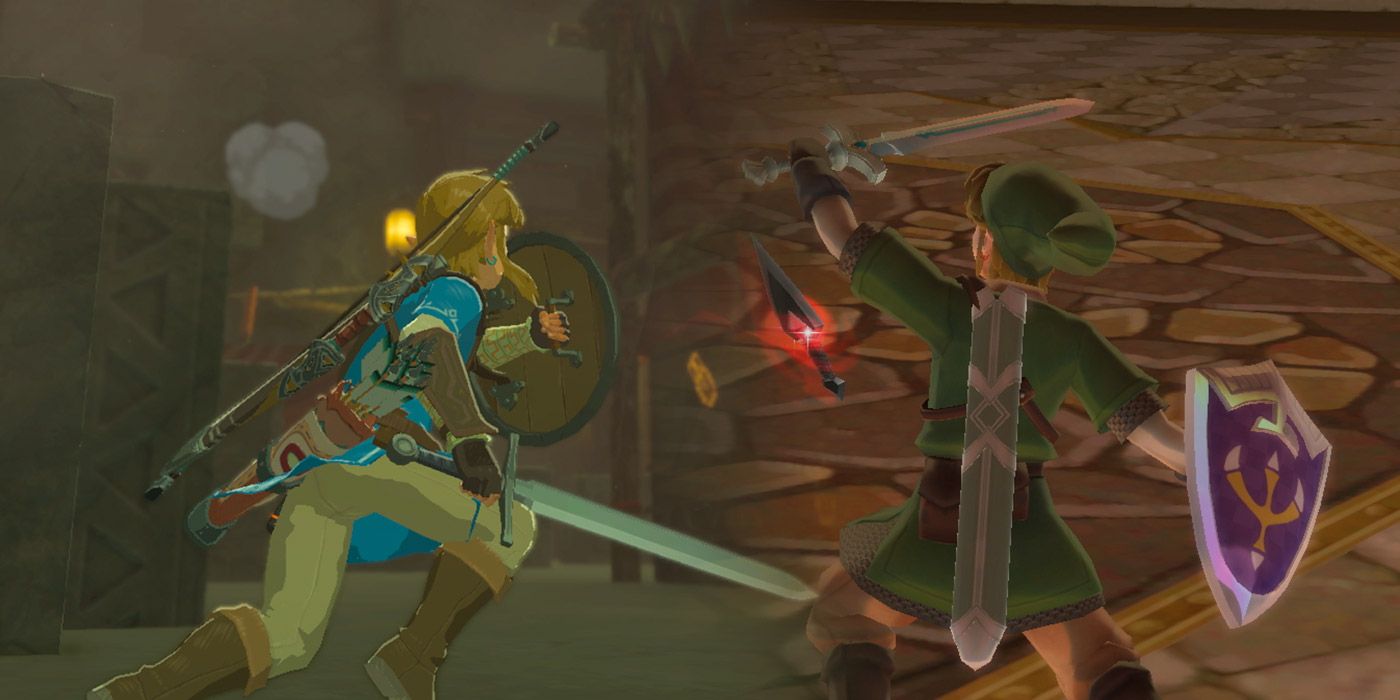 Legend Of Zelda Skyward Sword BOTW2 Link Fightning