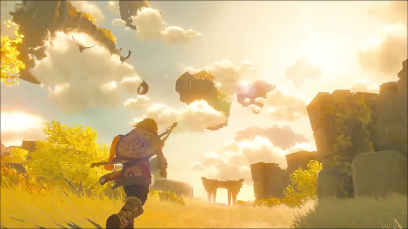 legend of zelda breath of the wild 2 gameplay flying islands