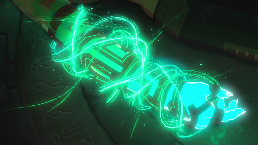 legend of zelda breath of the wild 2 green gauntlet