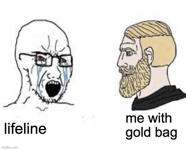 Apex Legends Meme: When your Lifeline wants the golden bag
