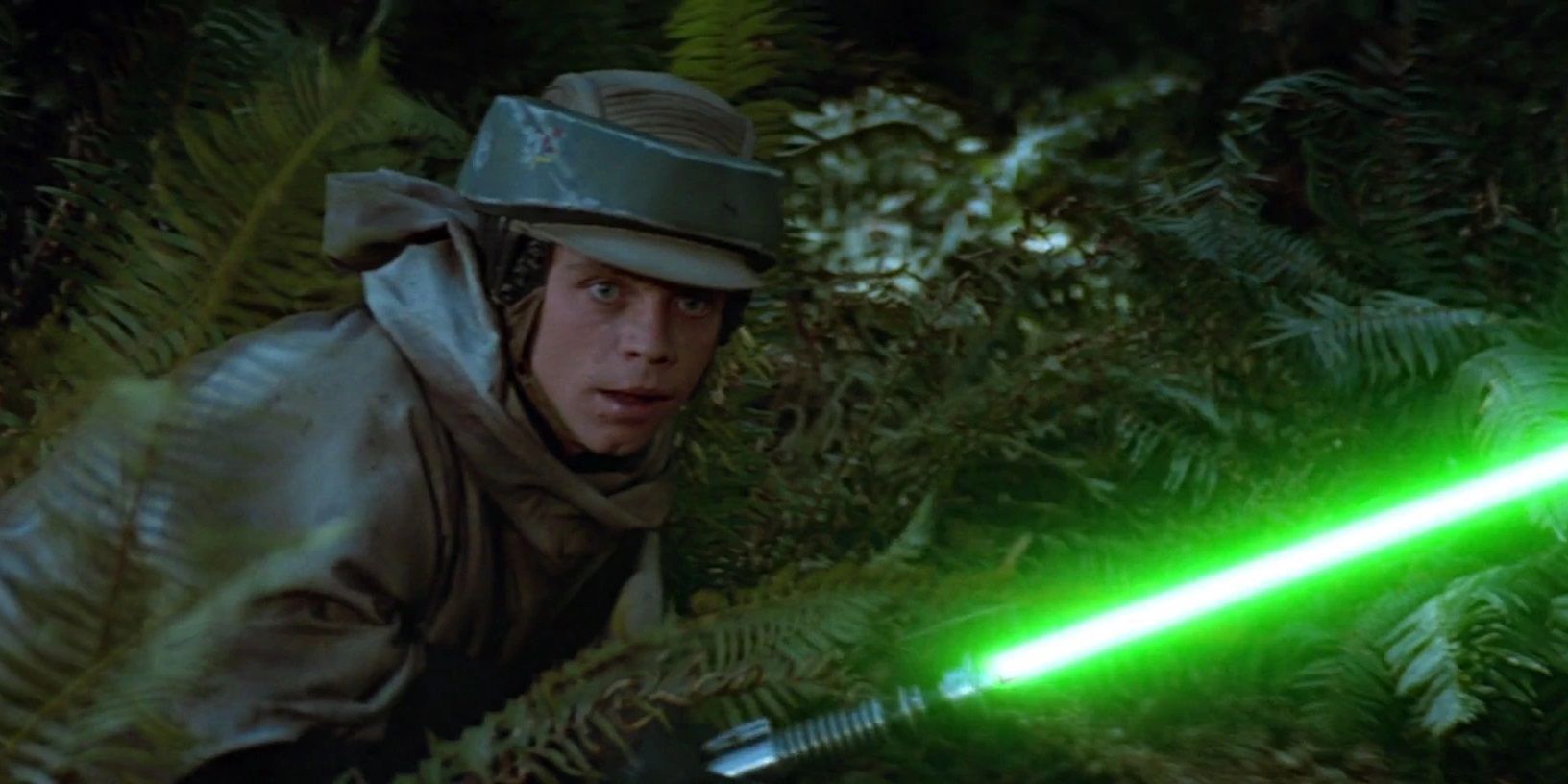 Luke on Endor in Return of the Jedi