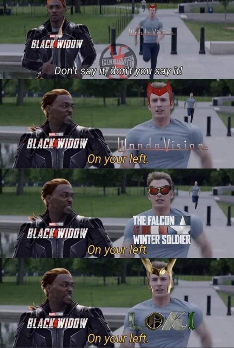 MCU Meme About Marvel Shows Getting Released Before The Black Widow Movie