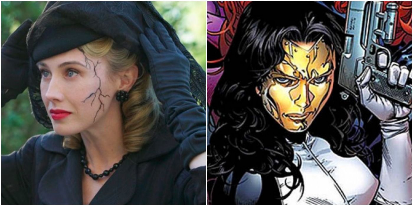whitney frost in agent carter and madame masque in marvel comics