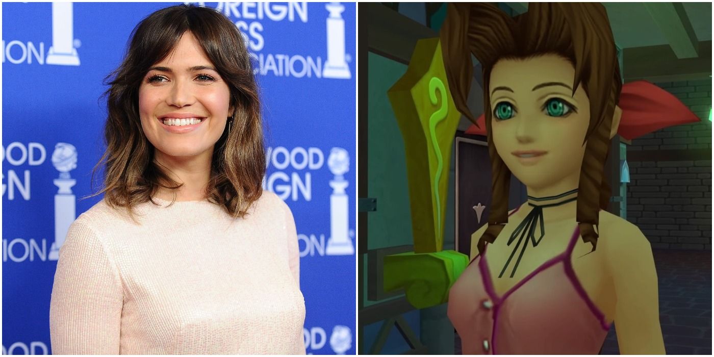 Mandy Moore had a small role as Aerith in Kingdom Hearts