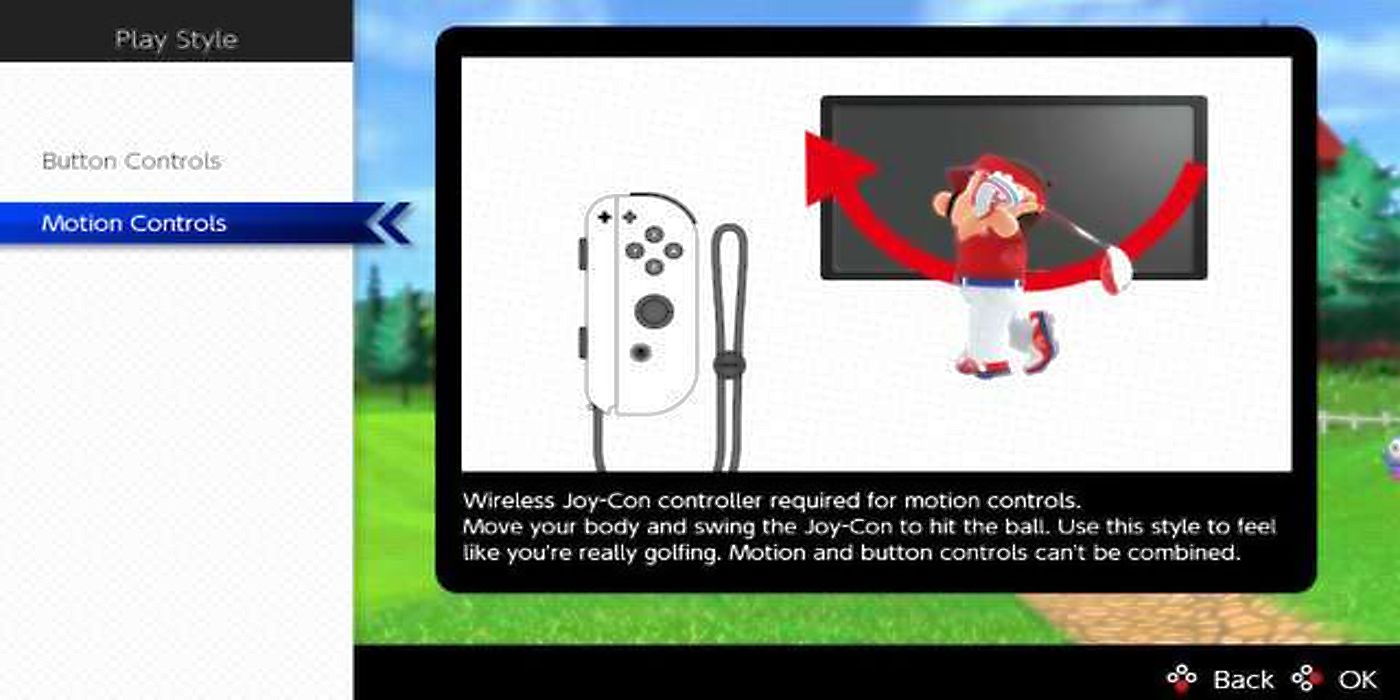 Mario Golf Super Rush Motion Controls