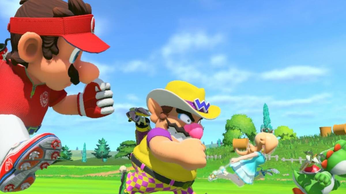 Mario Golf Super Rush Split Screen