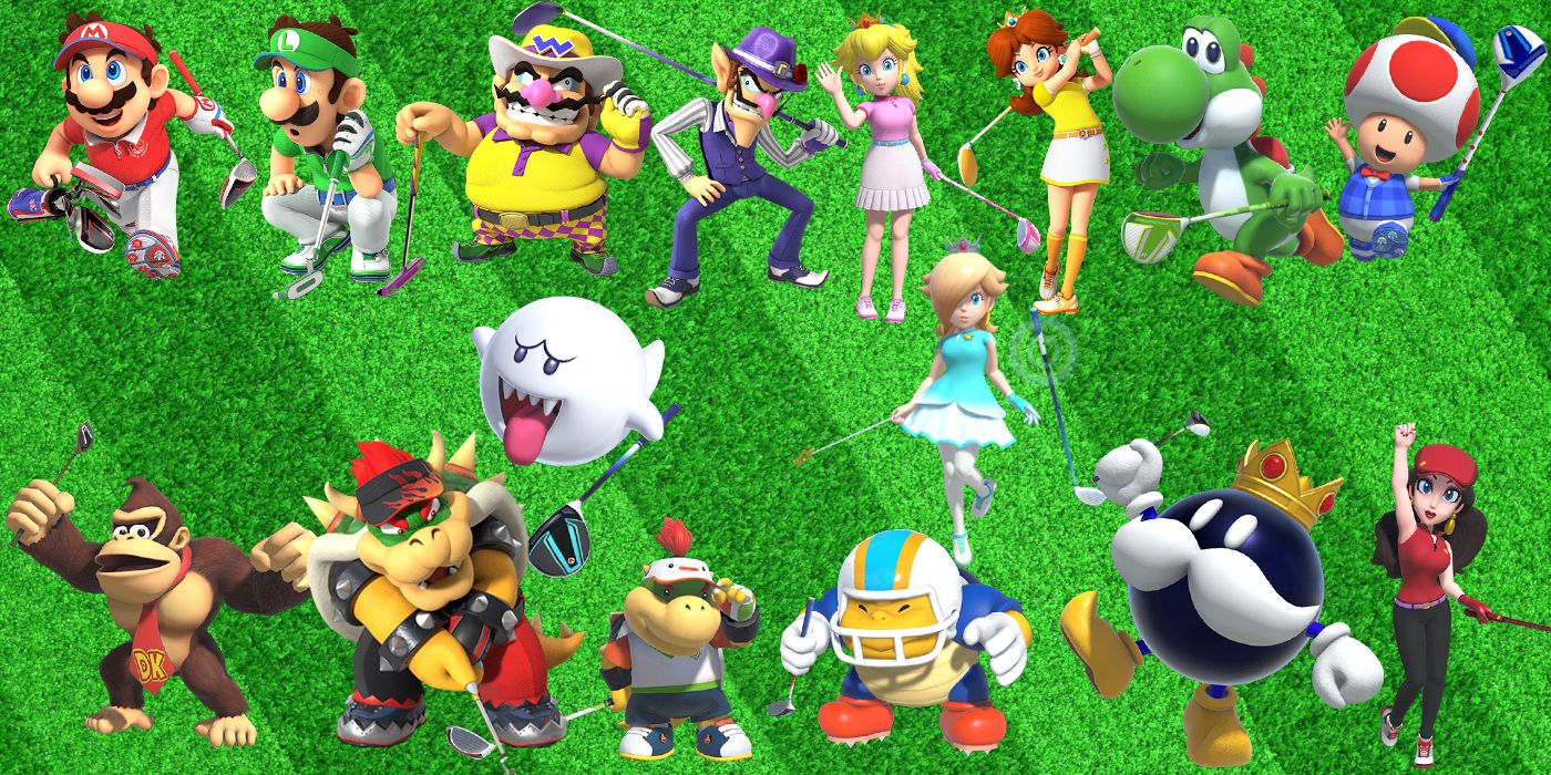 mario golf super rush characters