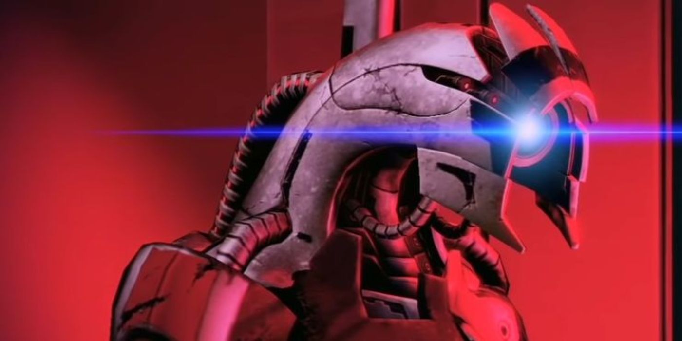 Mass Effect 2 Screenshot Of Legion on The Normandy